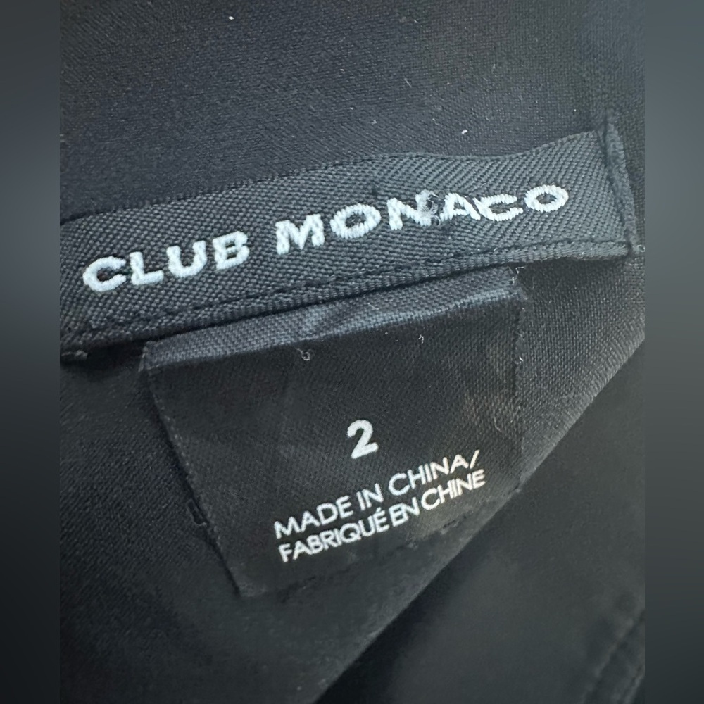 Club Monaco Elegant Black Jumpsuit size 2 women’s - Picture 7 of 7